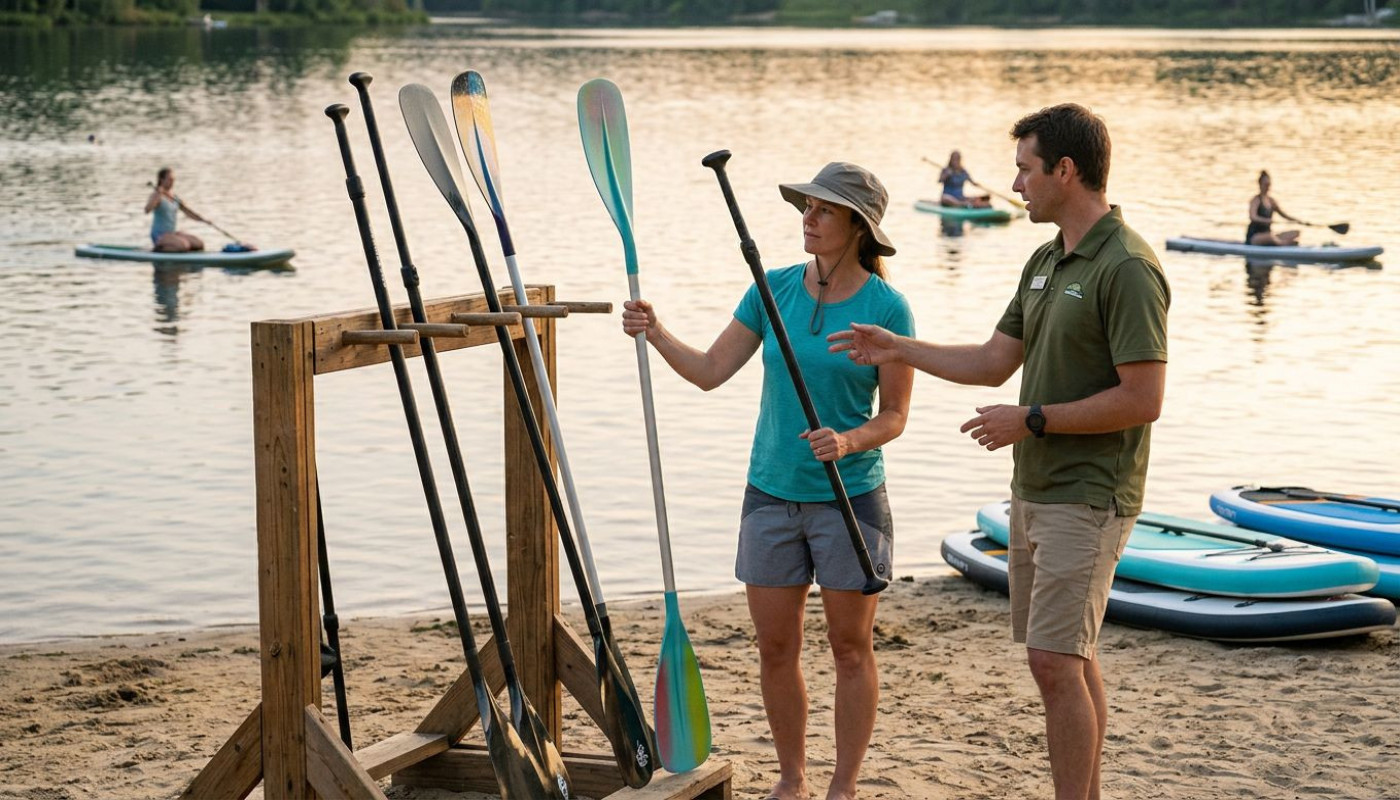Come scegliere la pagaia per SUP ideale per ogni stile di navigazione?