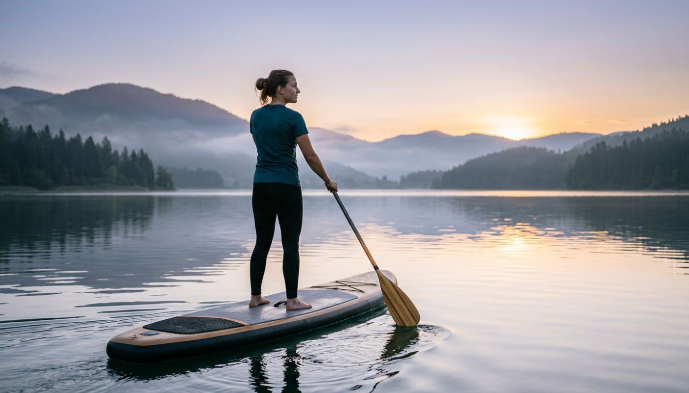 Perché il silenzio dell’alba rende unica una pagaia in sup